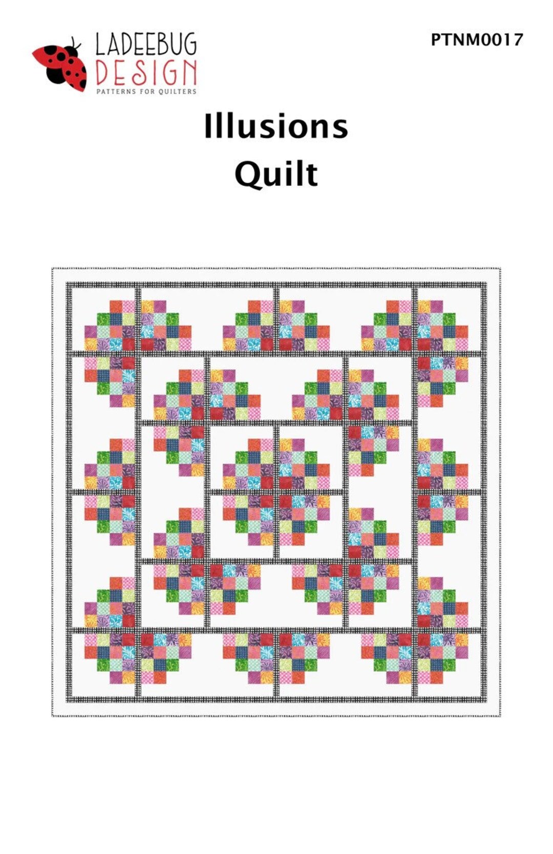 Ladeebug Designs Illusions Quilt Pattern Finished Size 71x71 Etsy
