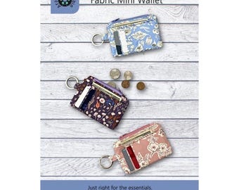 Patrón de mini monedero de tela Around The Bobbin ATB-244