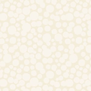 Colección de telas Lewis & Irene Tiny Tonals, Bumbleberries deconstruidos, crema sobre crema oscura, TT4.3, telas auténticas de primera calidad 100 % algodón.