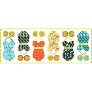 Riley Blake Ready Set Summer Table Runner Kit Featuring Sandy Gervais Here Comes The Sun Fabric Collection