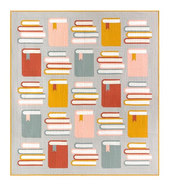 Pen + Paper Patterns Book Nook Quilt Pattern - 2 Size Variations per ...