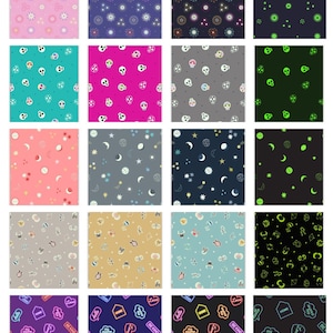 GLOWING FABRICS!! Lewis & Irene Small Things Glow Fabric Collection 7.5YD Bundle (No Repeats) Premium 100% Cotton Fabrics