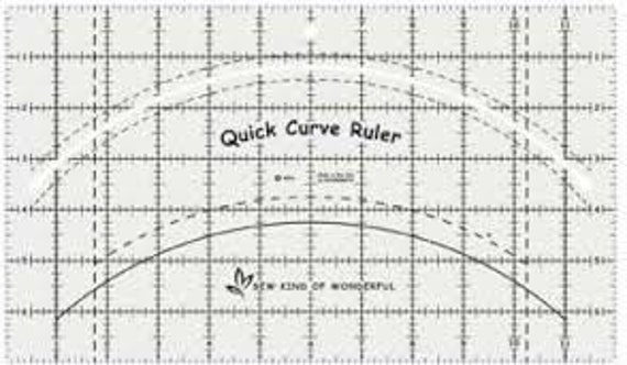 Sew Kind of Wonderful Quick Curve Ruler, 7 x 12