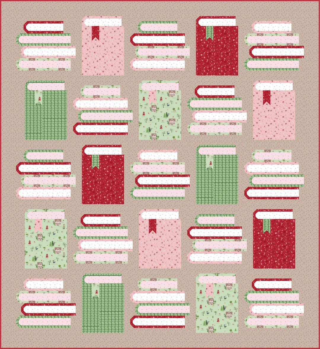 Limited Edition Riley Blake Pen + Paper Patterns Book Nook Quilt Kit ...