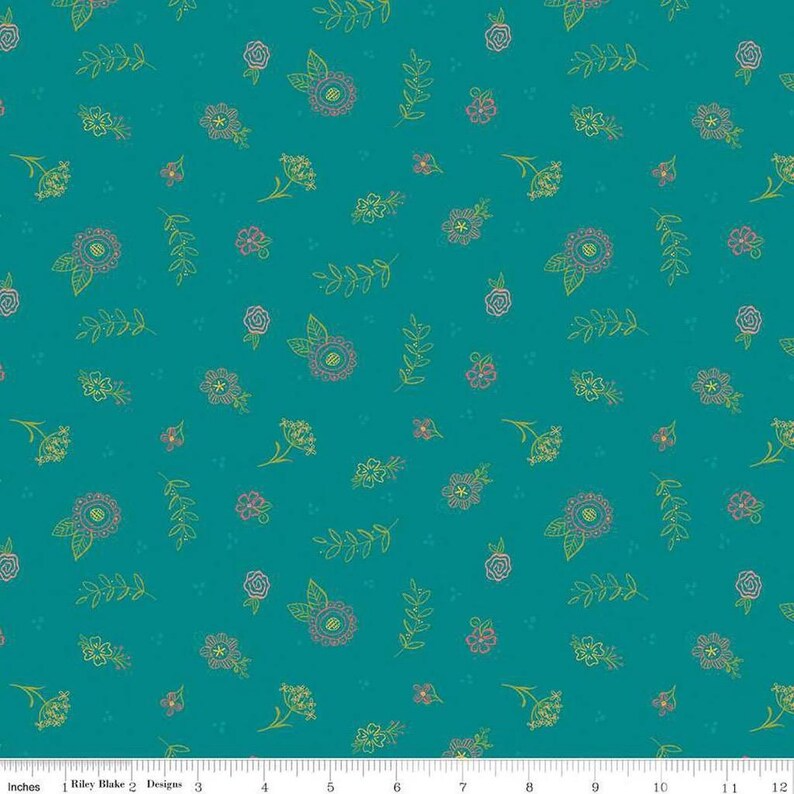 Riley Blake Heather Peterson Market Street Fabric Collection Embroidery ...