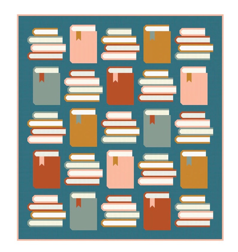 Pen + Paper Patterns Book Nook Quilt Pattern - 2 Size Variations per ...