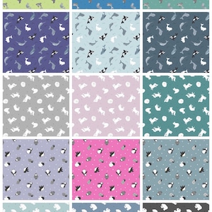 LAST ONE!! Lewis & Irene Small Things Polar Animals Fabric Collection 7.5 Yard Bundle (No Repeats) Premium 100% Cotton Fabrics