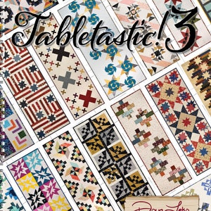 Doug Leko Antler Quilt Designs Tabletastic! 3-mönsterbok - 20 fler mönster för bordslöpare och bordsdekorationer! (Spiralbunden)