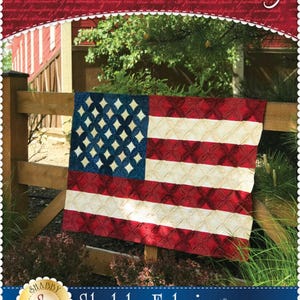 Shabby Fabrics Cathedral Window Flag Pattern SF49876