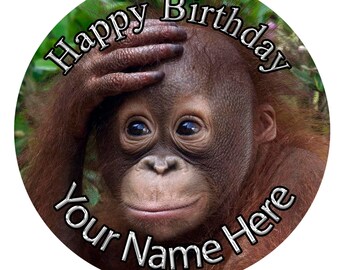 Orangutan Cake Etsy