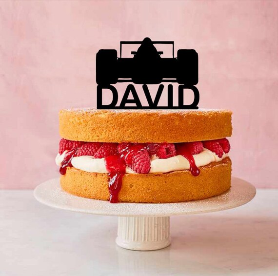 Decoration De Gateau D Anniversaire Formule Un F1 Race Car Etsy