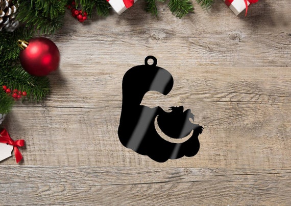 hanging christmas tree cat