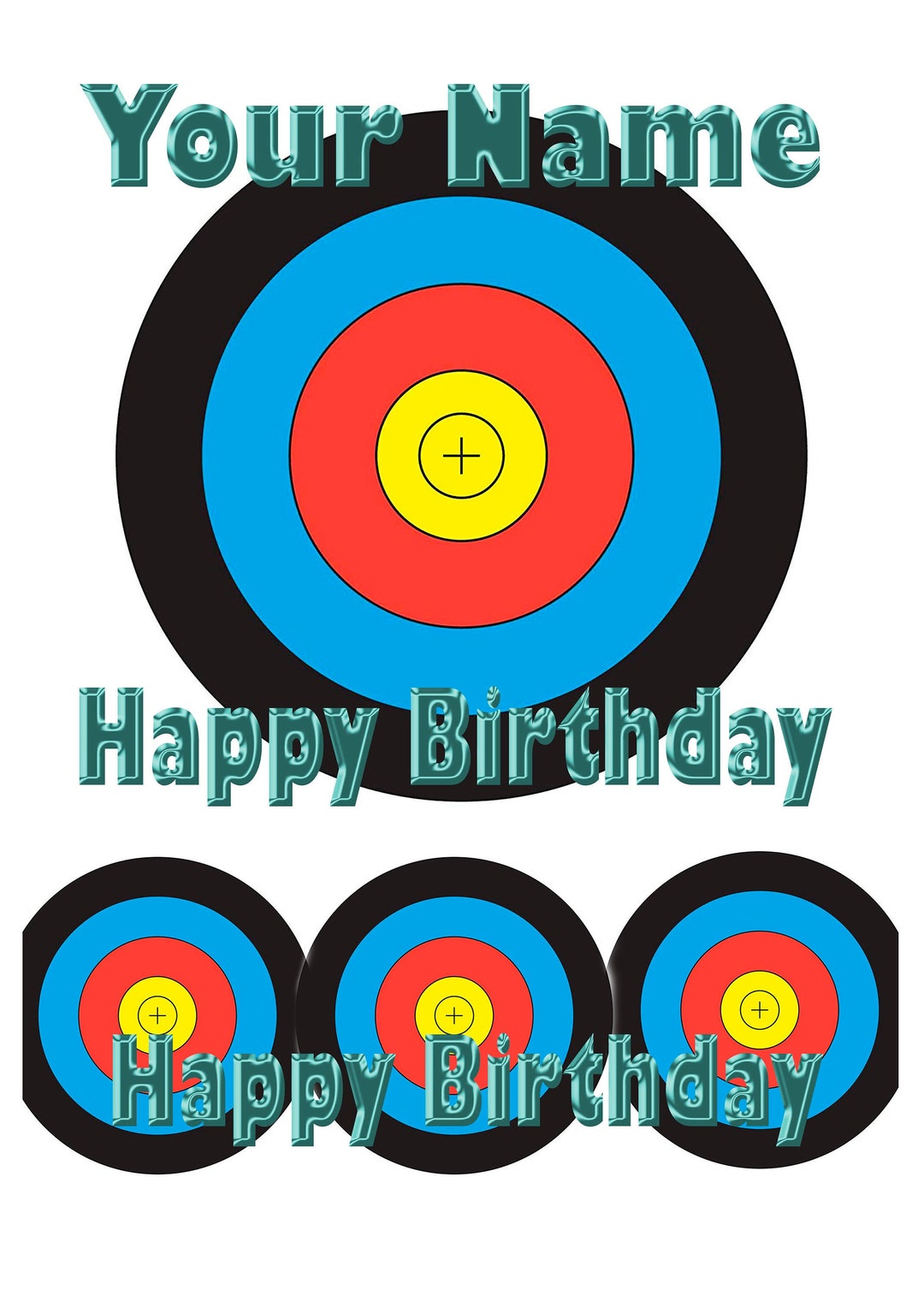 Bogenschießen Bogen und Pfeil Sport Geburtstag personalisierte Etsy.de
