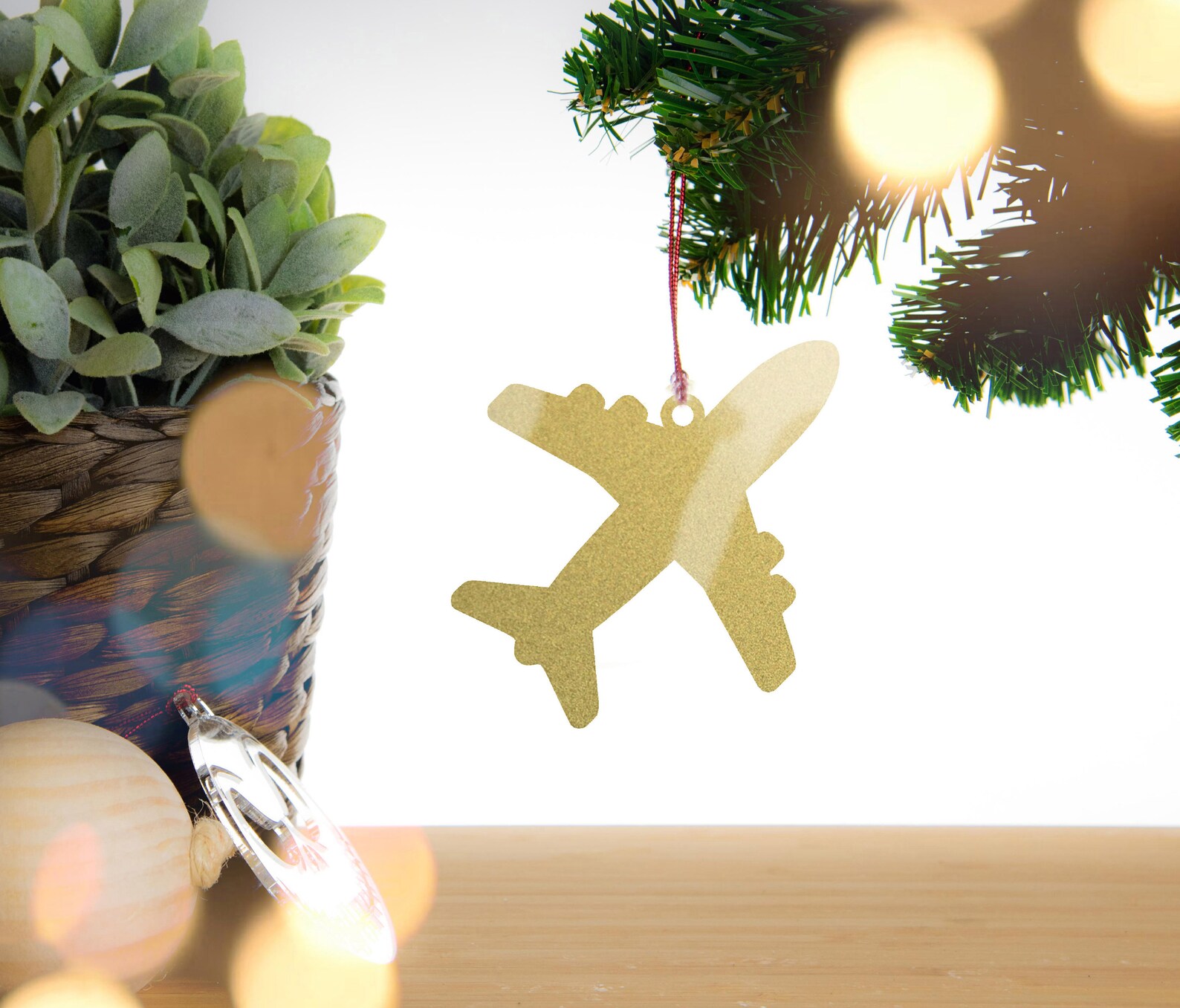 Plane Christmas Tree Decoration Hanging Decoration Various Etsy