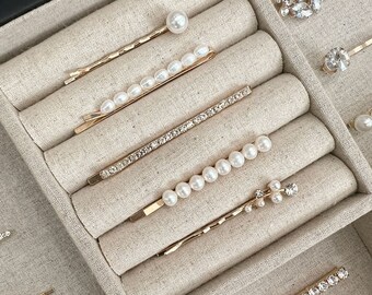 Hair Barrette, Pearl Barrette, Barrettes Clips, Hair Accessories, Hair Pin, Hair Clips, Pearl Hair Clip, Pearl Hair Accessories, Hair Gift