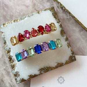 Hair Barrette, Gem Barrette, Barrettes Clips, Hair Accessories, Hair Pin, Hair Clips, Gem Hair Clip, Jewel Hair Accessories, Gift for Her