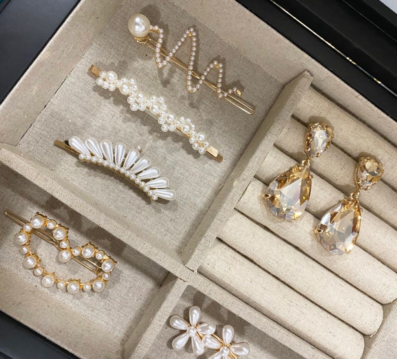 Pearl Barrette Hair Barrette Hair Accessories Pearl Hair Accessories Hair Pin Hair Clips Hair Gift Pearl Hair Clip Barrettes Clips