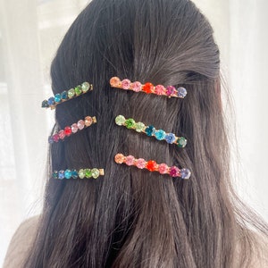 Hair Barrette, Gem Barrette, Barrettes Clips, Hair Accessories, Hair Pin, Hair Clips, Gem Hair Clip, Jewel Hair Accessories, Gift for Her