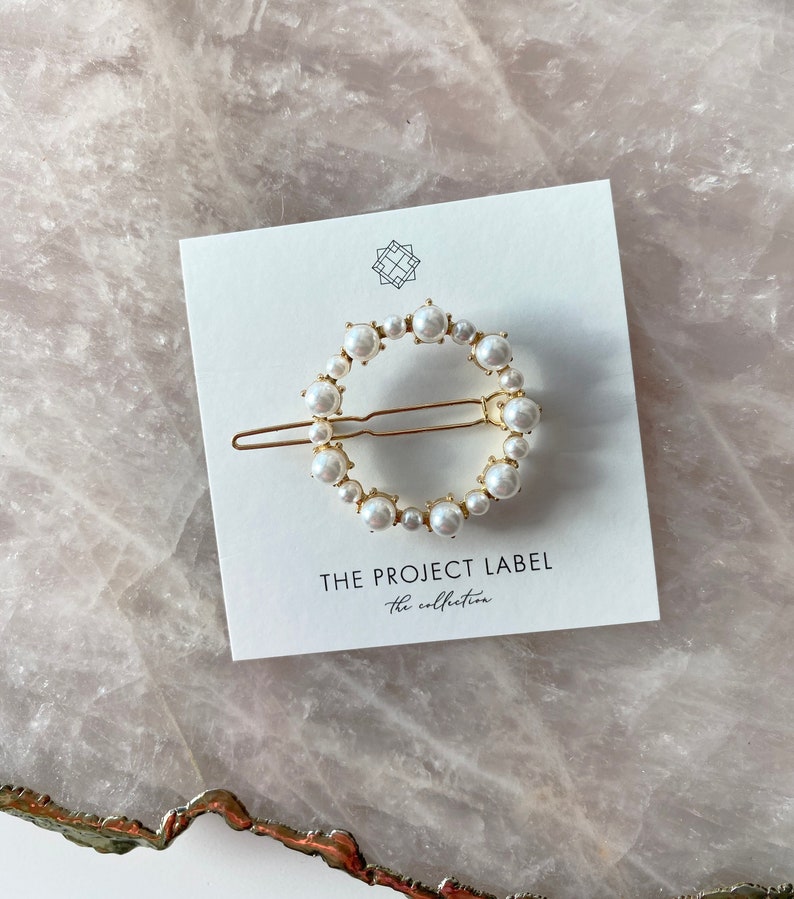 Hair Barrette Pearl Barrette Barrettes Clips Hair Etsy