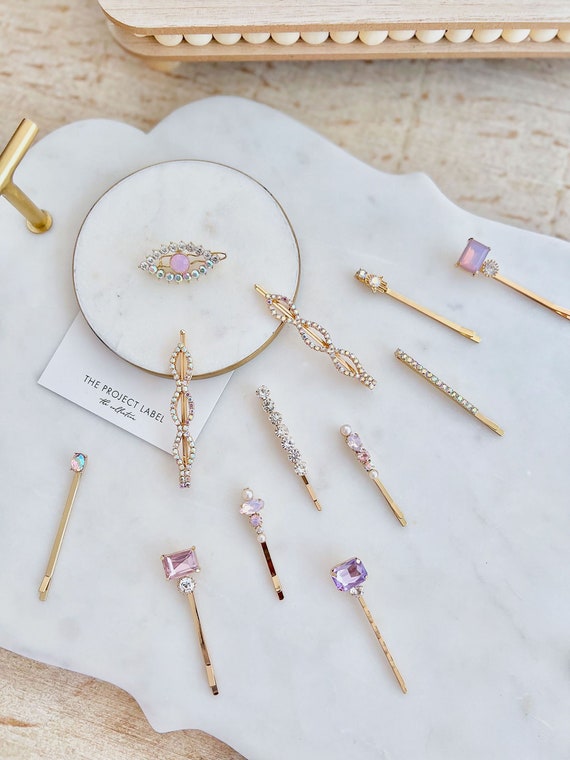 Hair Barrette, Crystal Barrette, Barrettes Clips, Hair  display picture 1