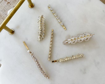 Pasador para el cabello, Pasador con gemas, Pasadores con pinzas, Accesorios para el cabello, Horquilla para el cabello, Pinzas para el cabello, Pinza para el cabello con gemas, Accesorios para el cabello con joyas, Regalo para ella