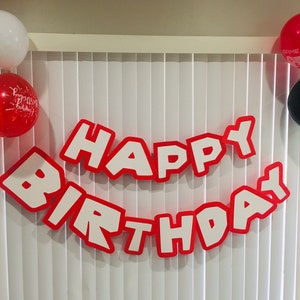 ROBLOX Party Decorations Pet Happy Birthday and Banner balloon set : BidBud