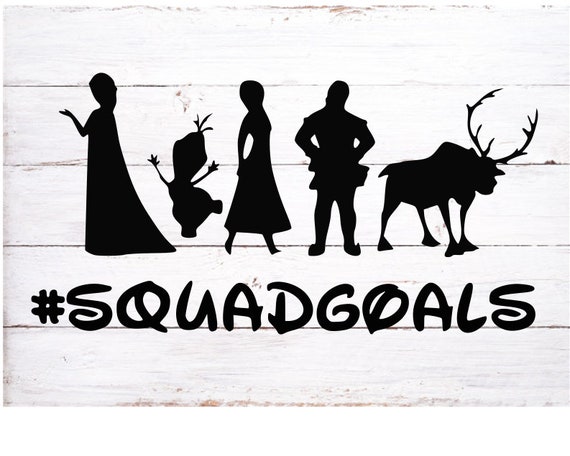 Free Free 195 Squad Goals Silhouette Disney Svg Free SVG PNG EPS DXF File