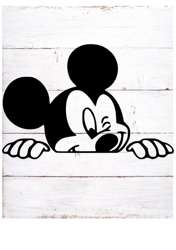 Download Free Mickey Mouse Svg Mickey Window Decal Svg And Png Instant Etsy SVG Cut Files