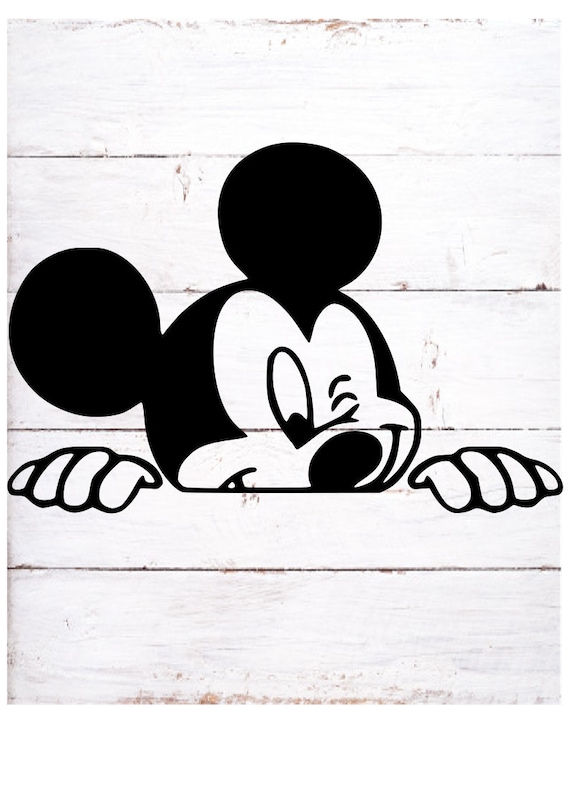 Download Free Mickey Mouse Svg Mickey Window Decal Svg And Png Instant Etsy SVG Cut Files