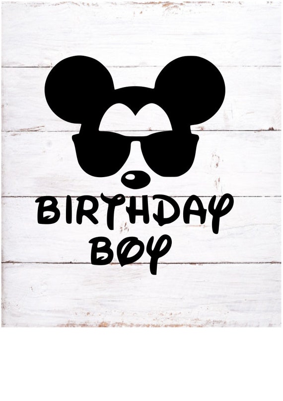 Mickey Mouse Svg Birthday Mickey Svg And Png Instant Etsy