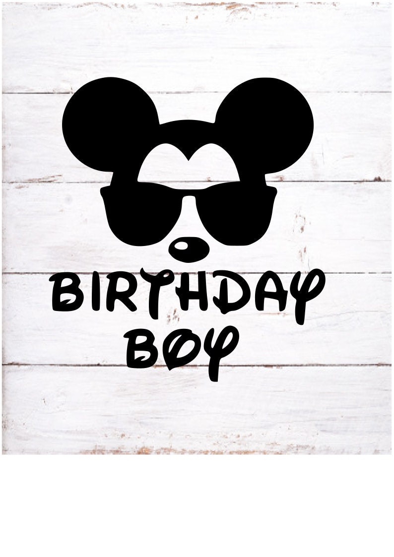 Download Mickey Mouse svg Birthday Mickey SVG and PNG instant | Etsy