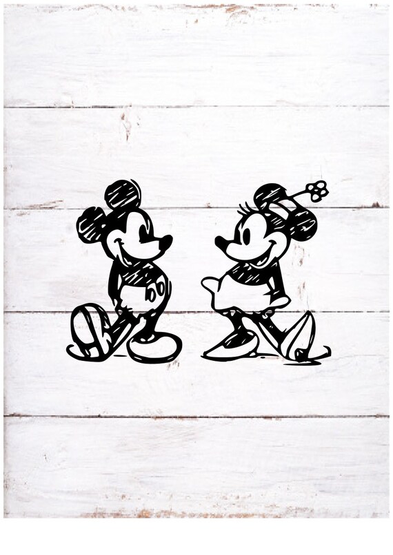 Download Free Mickey And Minnie Mouse Svg Disney Mickey Svg Mickey Mouse Etsy SVG Cut Files