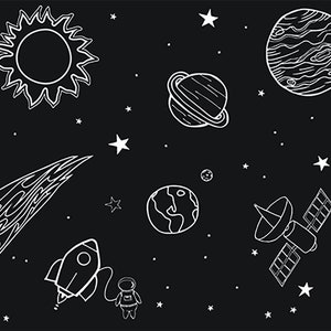 Outer Space, Cranial Helmet Decal, Doc Band Wrap, Doc Band Decal, Baby Helmet Wrap, Baby Helmet Decal, Cranial Band Sticker
