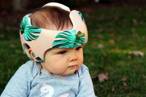 Palm Frond, Cranial Helmet Decal, Doc Band Wrap, Doc Band Decal