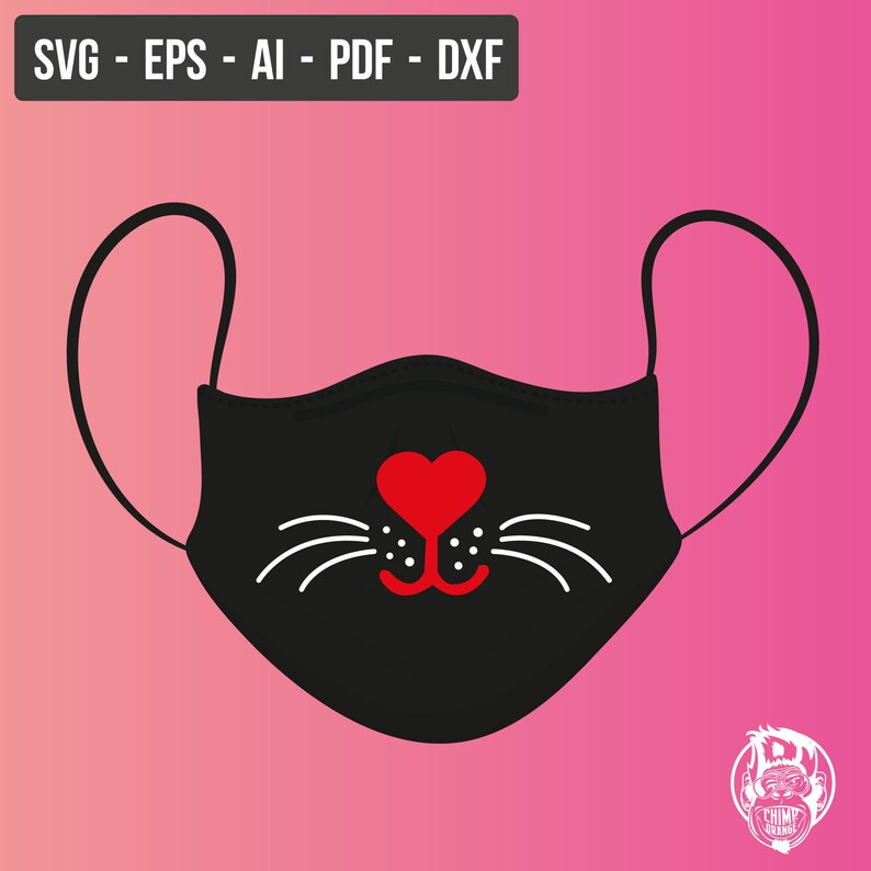 Download Cat Mask design svg Animal mask design svg Cat Whisker svg ...