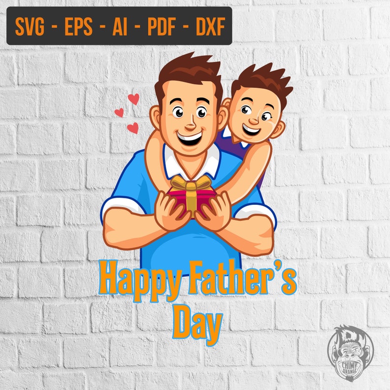 Download I love Dad SVG Father's Day SVG Dad Clipart Cut Files | Etsy