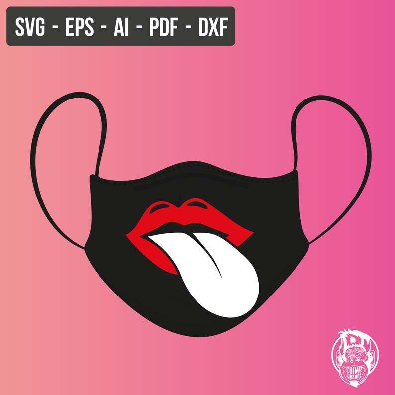 Download Kiss Mask design svg Animal mask design svg mouth svg mouth | Etsy
