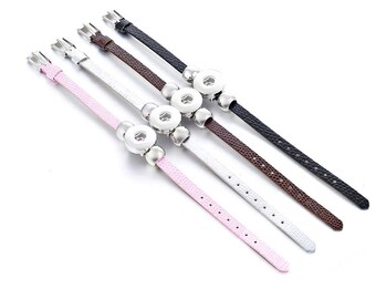 Mini Click Small Button Druckknöpfe Petite klick Armband kompatibel mit Chunks Gold Farben Damen Armreif Modele 12mm Auswahl Kirschen Sterne Strass Steine Schmuck kleine knöpfe Snaps Akki SC489GO