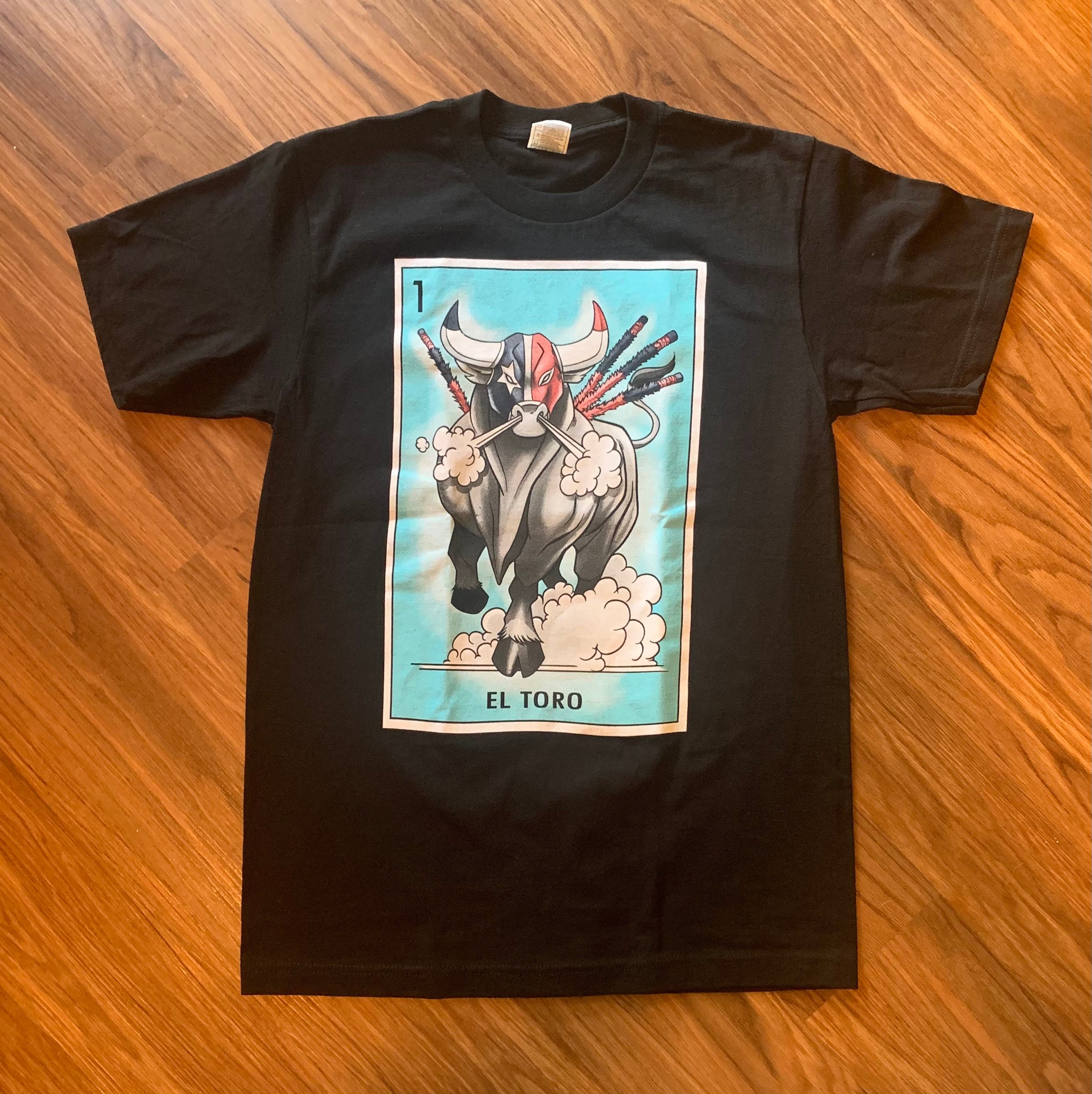 El Toro Houston Texans Loteria Inspired Design T Shirt Short Etsy