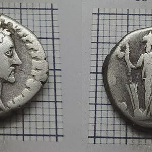 Fortuna – Silver Denarius – Antoninus Pius 138–161 AD – Ancient Roman Coin – Authentic Imperial Silver – Authentic Roman Empire Antique #112
