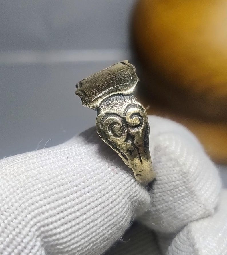 Ancient Medieval Ring , Original Medieval Jewelry, Rare Old Authentic ...