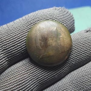 Military Uniform Button – Russian Empire 1829–1862 – Regimental #24 – Antique Brass Army Button #451