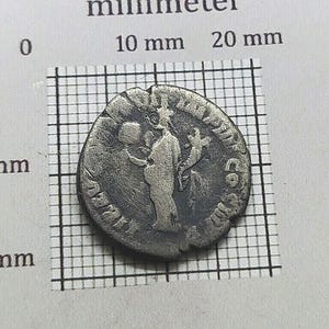 Libertas -Antique Roman silver coin denarius –Emperor Commodus (177–192 AD)– Ancient Roman Empire Collectible,Authentic Imperial Silver #102