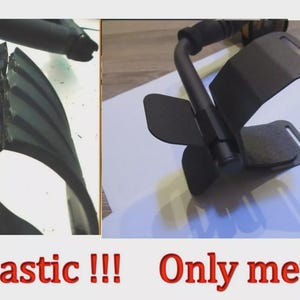 May include: Image shows two metal detector search coils. One is broken plastic, marked with a red X and the text "No plastic !!!". The other is metal, marked with a green check and the text "Only metal !!!".