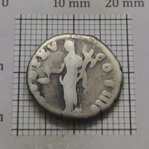 Vesta – Silver Denarius – Antoninus Pius 138–161 AD – Ancient Roman Coin – Authentic Imperial Silver –  Authentic Roman Empire Antique #130