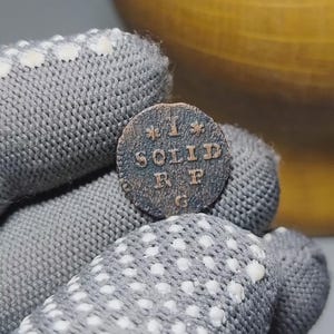 1768 Poland 1 Solid Coin King of Poland Lithuania Stanislaus Augustus (1764-1795) Original Copper Coin   #298