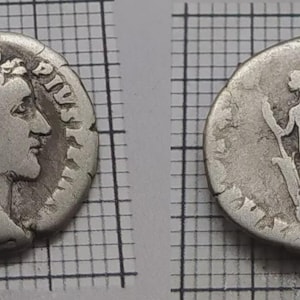 Fortuna – Silver Denarius – Antoninus Pius 138–161 AD – Ancient Roman Coin – Authentic Imperial Silver – Authentic Roman Empire Antique #139
