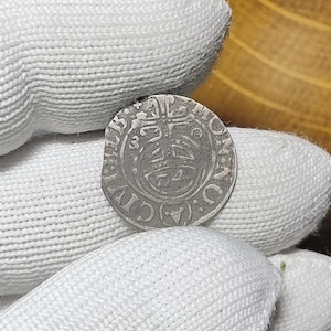 Gustav II Adolf (1611–1632) Original 1630 Silver Coin – 1/24 Thaler – Elbing Mint  – Renaissance Era Collectible –  #411