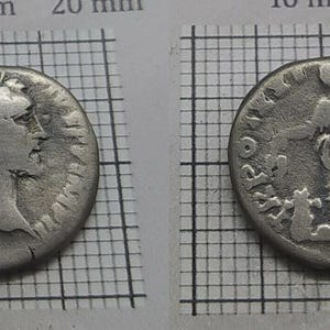 ANNONA – Silver Denarius – Antoninus Pius 138–161 AD – Ancient Roman Coin – Authentic Imperial Silver –  Authentic Roman Empire Antique #75