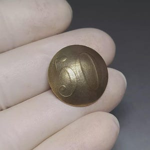Military Uniform Button – Russian Empire 1829–1862 – Regimental #50 – Antique Brass Army Button #434